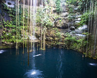 Ecoparks are popular tourist, visitor destinations in the Yucatan peninsula
